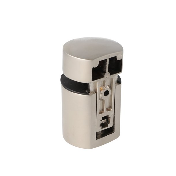 Glashyldeholder 4-24mm Glastykkelse - Mat Nikkel