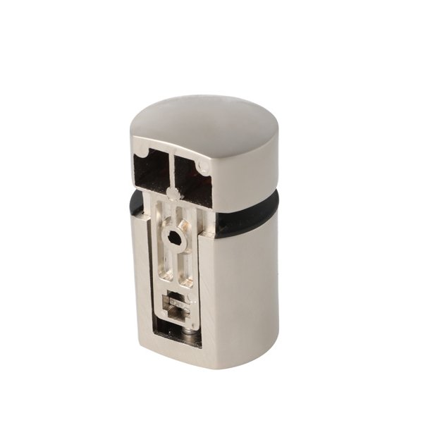 Glashyldeholder 4-24mm Glastykkelse - Mat Nikkel