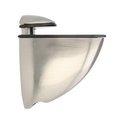 Glashyldeholder 4-10mm Glastykkelse - Rustfri Stl Look