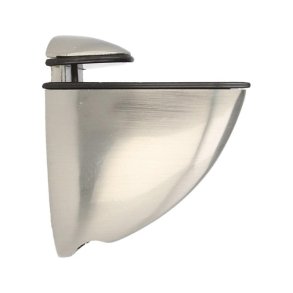 Glashyldeholder 4-10mm Glastykkelse - Rustfri Stl Look