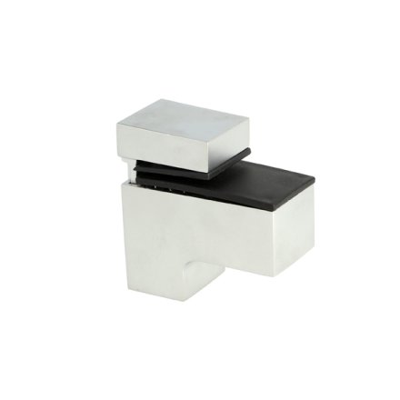 Glashyldeholder 4-19mm Glastykkelse - Aluminium Finish