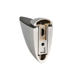 Glashyldeholder 4-19mm Glastykkelse - Aluminium Finish