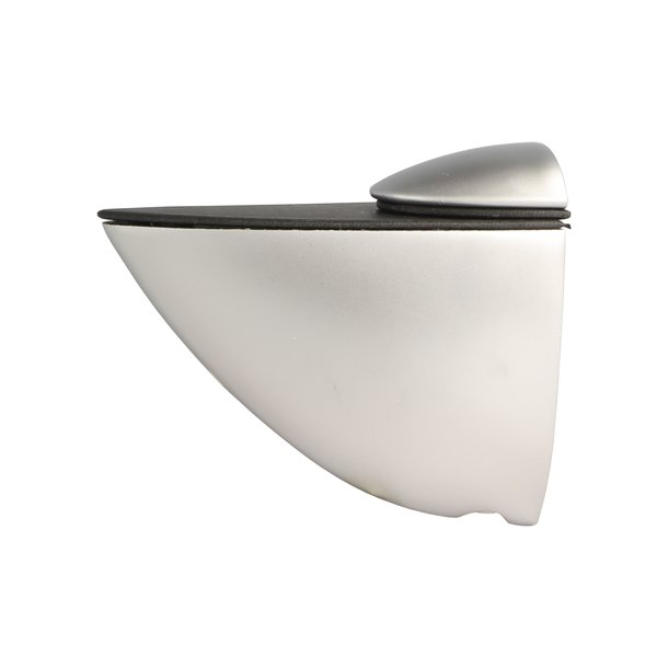 Glashyldeholder 4-19mm Glastykkelse - Aluminium Finish