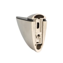 Glashyldeholder 4-19mm Glastykkelse - Mat Nikkel  Finish