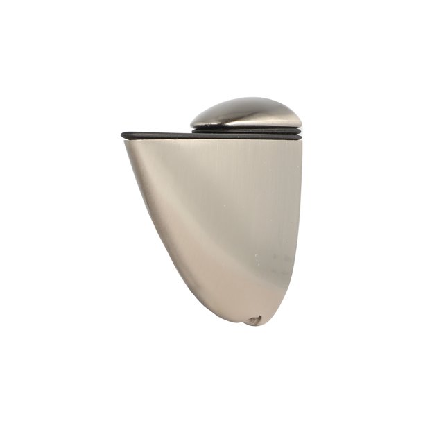 Glashyldeholder 4-19mm Glastykkelse - Rustfri Stl Look