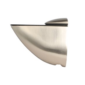 Glashyldeholder 4-19mm Glastykkelse - Rustfri Stl Look