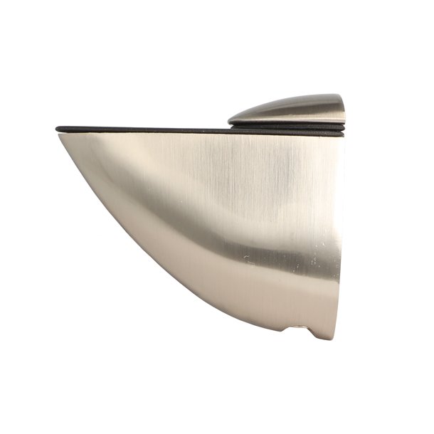 Glashyldeholder 4-19mm Glastykkelse - Rustfri Stl Look