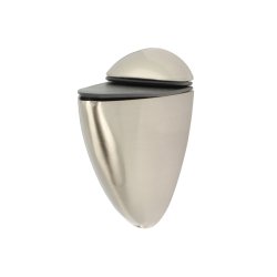 Glashyldeholder 4-40mm Glastykkelse - Rustfri Stl Look