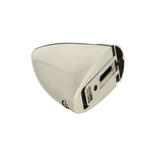 Glashyldeholder 4-40mm Glastykkelse - Rustfri Stl Look