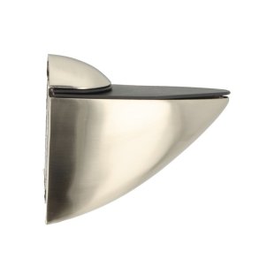 Glashyldeholder 4-40mm Glastykkelse - Rustfri Stl Look