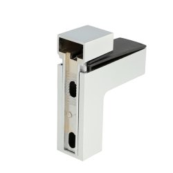 Glashyldeholder 4-40mm Glastykkelse - Aluminium Finish