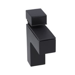 Glashyldeholder 4-40mm Glastykkelse - Sort Finish