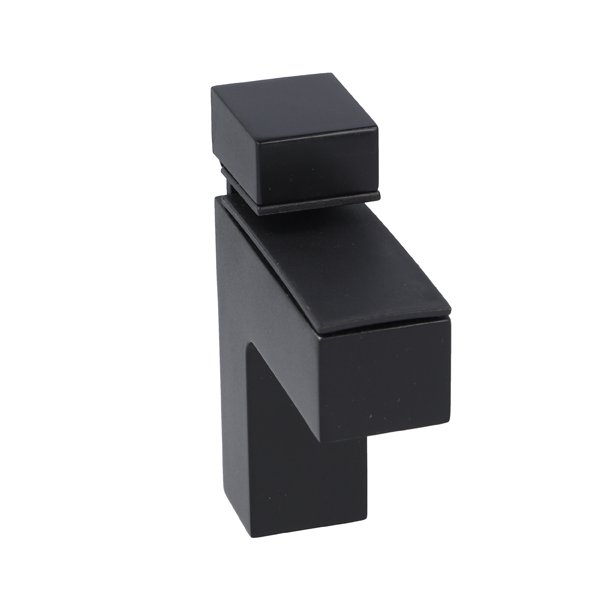 Glashyldeholder 4-40mm Glastykkelse - Sort Finish