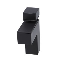 Glashyldeholder 4-40mm Glastykkelse - Sort Finish