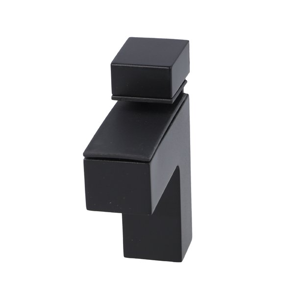 Glashyldeholder 4-40mm Glastykkelse - Sort Finish