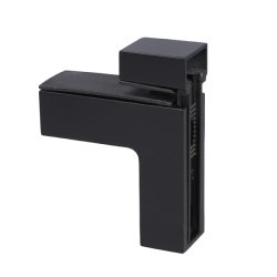 Glashyldeholder 4-40mm Glastykkelse - Sort Finish