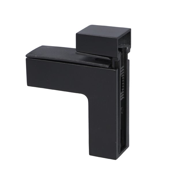 Glashyldeholder 4-40mm Glastykkelse - Sort Finish