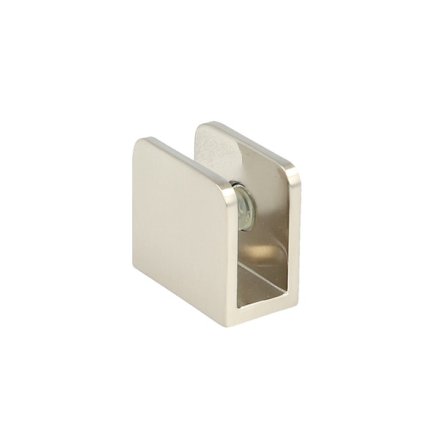 Glashyldeholder 4-8mm Glastykkelse - B�rstet St�l Finish