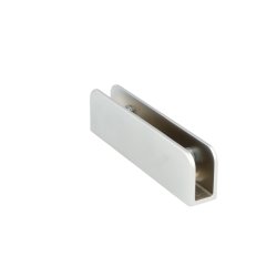 Glashyldeholder 4-8mm Glastykkelse - Aluminium Finish