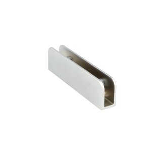 Glashyldeholder 4-8mm Glastykkelse - Aluminium Finish