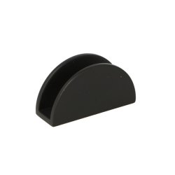 Glashyldeholder 4-8mm Glastykkelse - Sort Finish