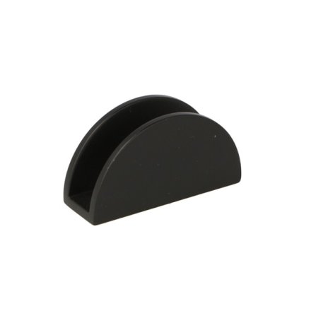 Glashyldeholder 4-8mm Glastykkelse - Sort Finish