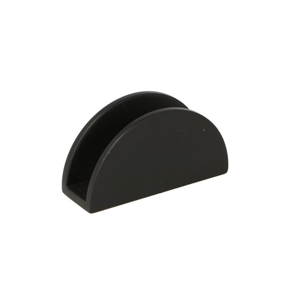 Glashyldeholder 4-8mm Glastykkelse - Sort Finish