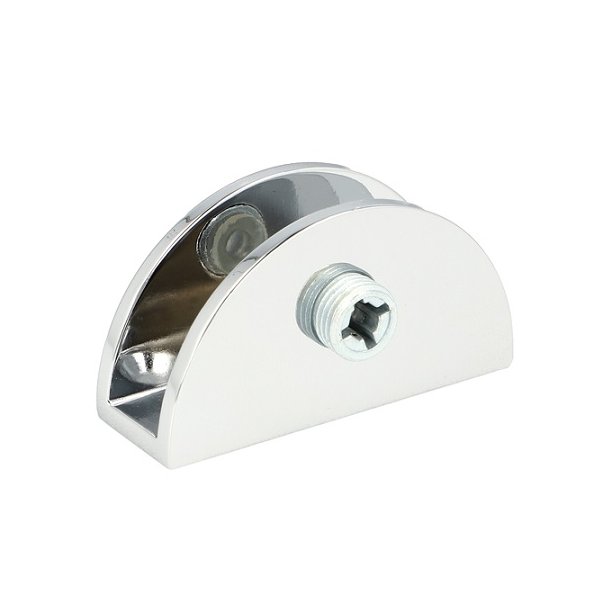 Glashyldeholder 4-8mm Glastykkelse - Forkromet