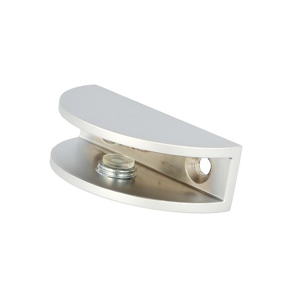 Glashyldeholder 4-8mm Glastykkelse - Aluminium Finish