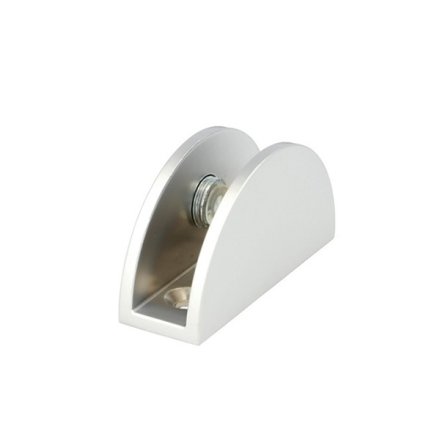 Glashyldeholder 4-8mm Glastykkelse - Aluminium Finish