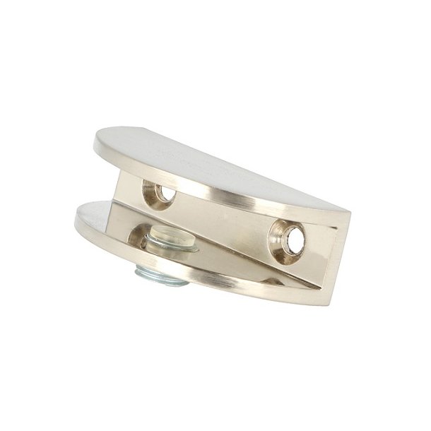 Glashyldeholder 4-8mm Glastykkelse - Brstet Stl Finish