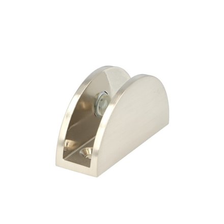 Glashyldeholder 4-8mm Glastykkelse - B�rstet St�l Finish
