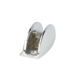 Glashyldeholder 7-10mm Glastykkelse - Forkromet