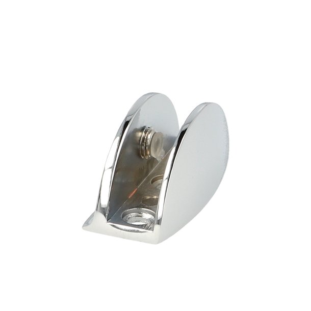 Glashyldeholder 7-10mm Glastykkelse - Forkromet