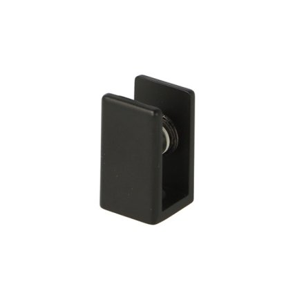 Glashyldeholder 6-10mm Glastykkelse - Sort Finish