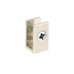 Glashyldeholder 6-10mm Glastykkelse - Brstet Stl Finish