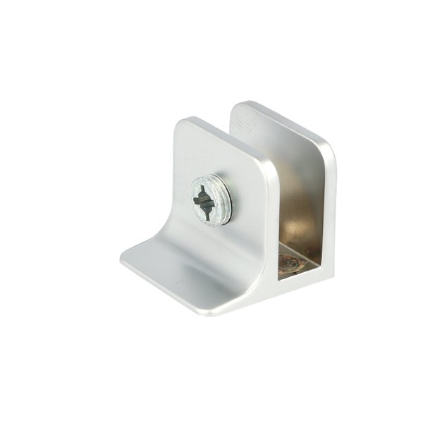 Glashyldeholder 4-8mm Glastykkelse - Aluminium Finish