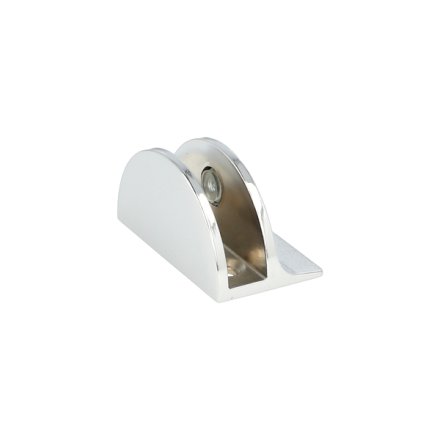 Glashyldeholder 4-8mm Glastykkelse - Forkromet