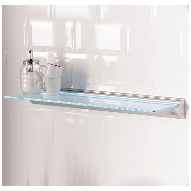 Glashylde med Indbygget LED Lys - 450 mm