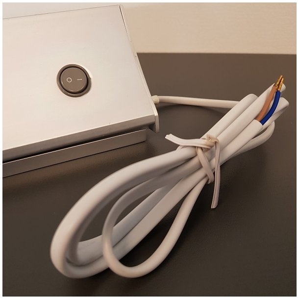 Glashylde med Indbygget LED Lys - 450 mm