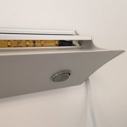 Glashylde med Indbygget LED Lys - 500 mm