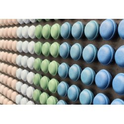 Selvklbende Drstopper/Knage "Macaron" - Licorice