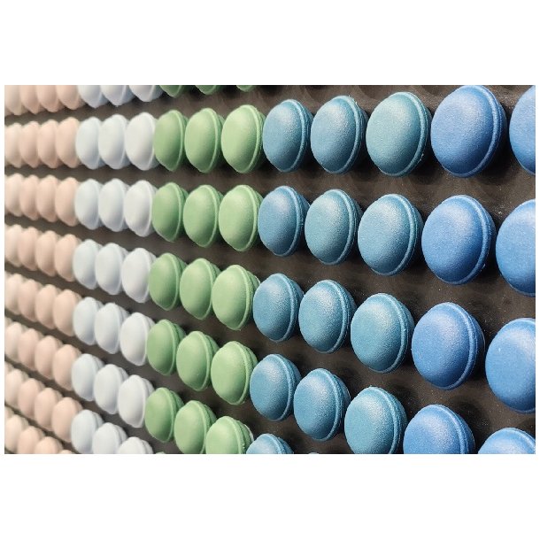 Selvklbende Drstopper/Knage "Macaron" - Matcha