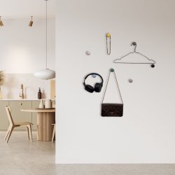 Selvklbende Drstopper/Knage "Macaron" - Licorice