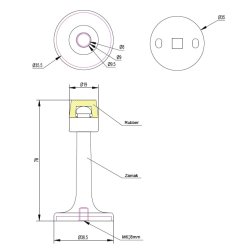 Drstopper "Wasp" 78mm - Formessinget