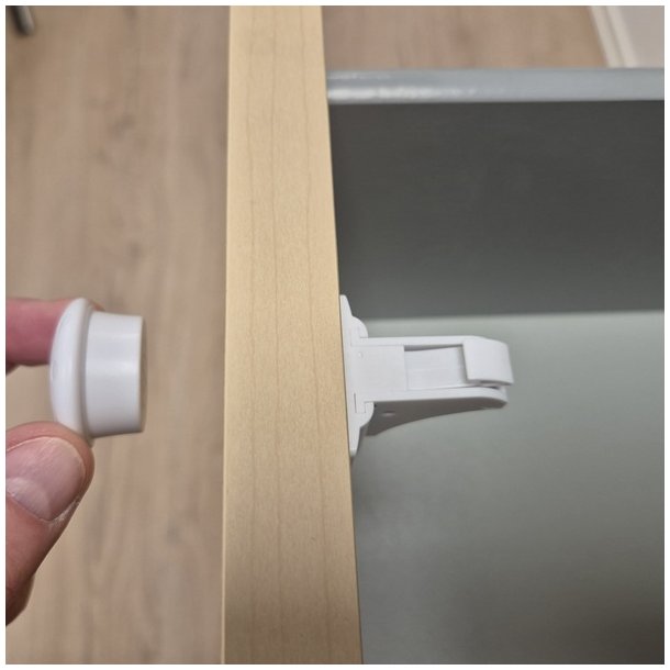 Magnetisk B�rnesikringsl�s "Kind" - 4 stk Pakke