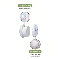 Ekstra Magnetn�gle til B�rnesikringsl�s "Kind"