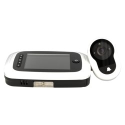 Digital Drspion 3,5" Lcd med Optage Funktion - Hvid