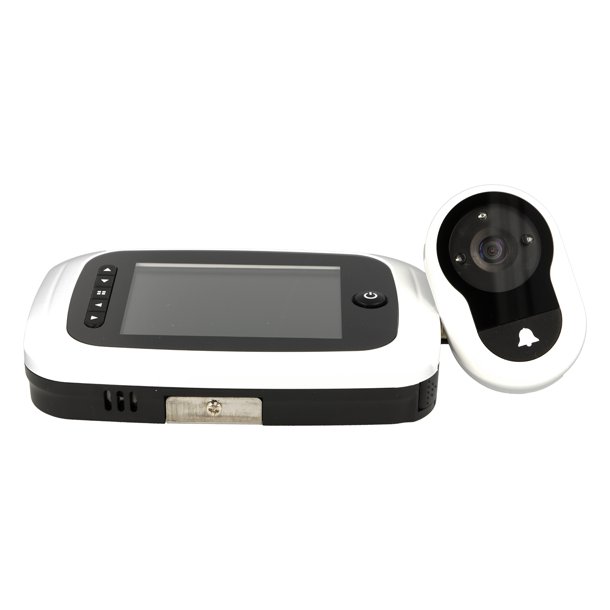 Digital Drspion 3,5" Lcd med Optage Funktion - Hvid