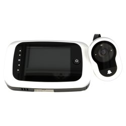 Digital Drspion 3,5" Lcd med Optage Funktion - Hvid